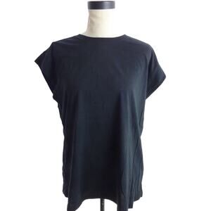 NWT Everlane Organic Muscle Black Tee Shirt Size L